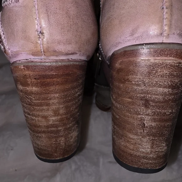 Freebird Flowr boots leather patchwork boho - Picture 4 of 9